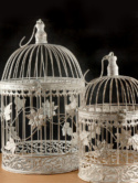 Bird-Cages-White-Metal-Round-A