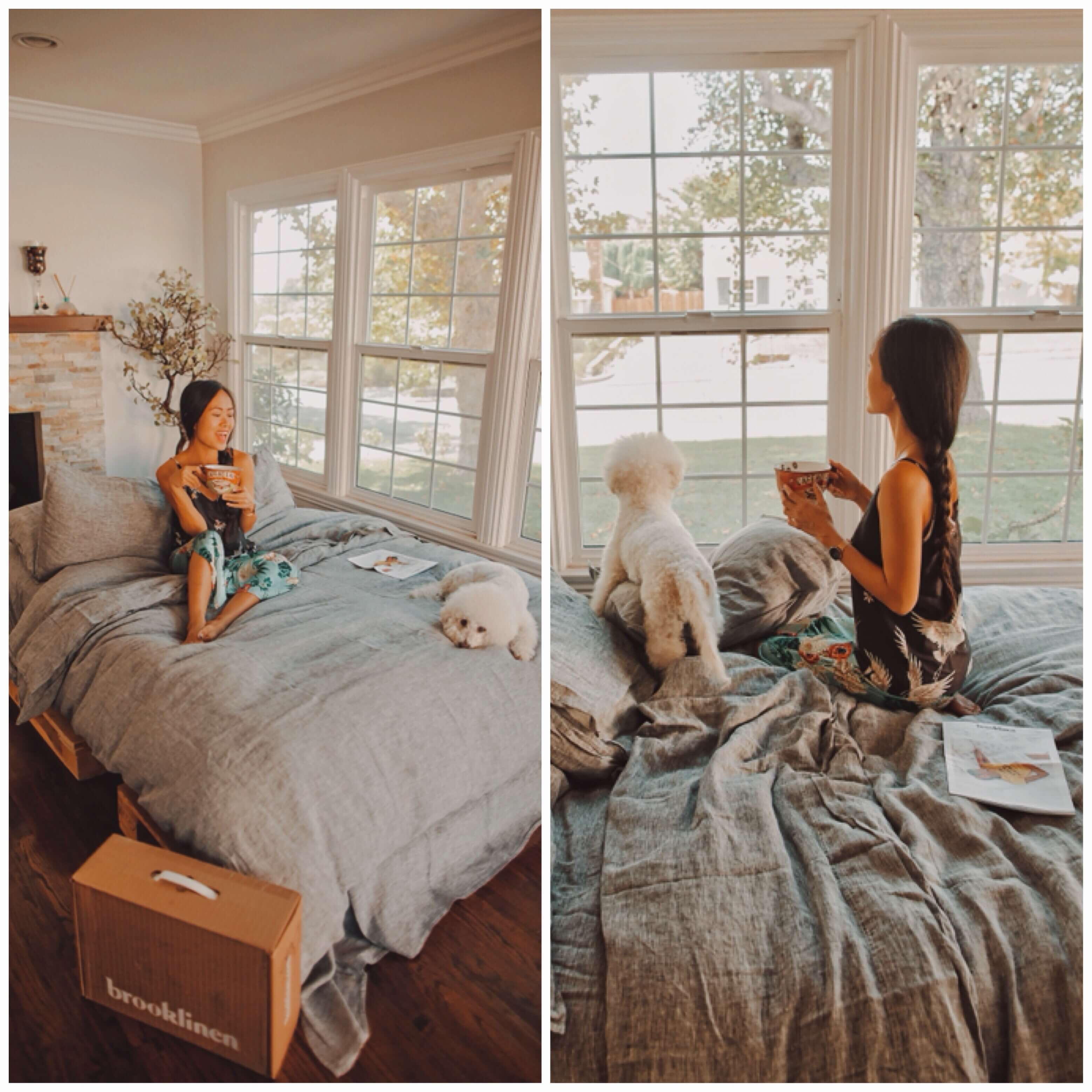 My Brooklinen Chambray Linen Hardcore Sheet Bundle Review inAra