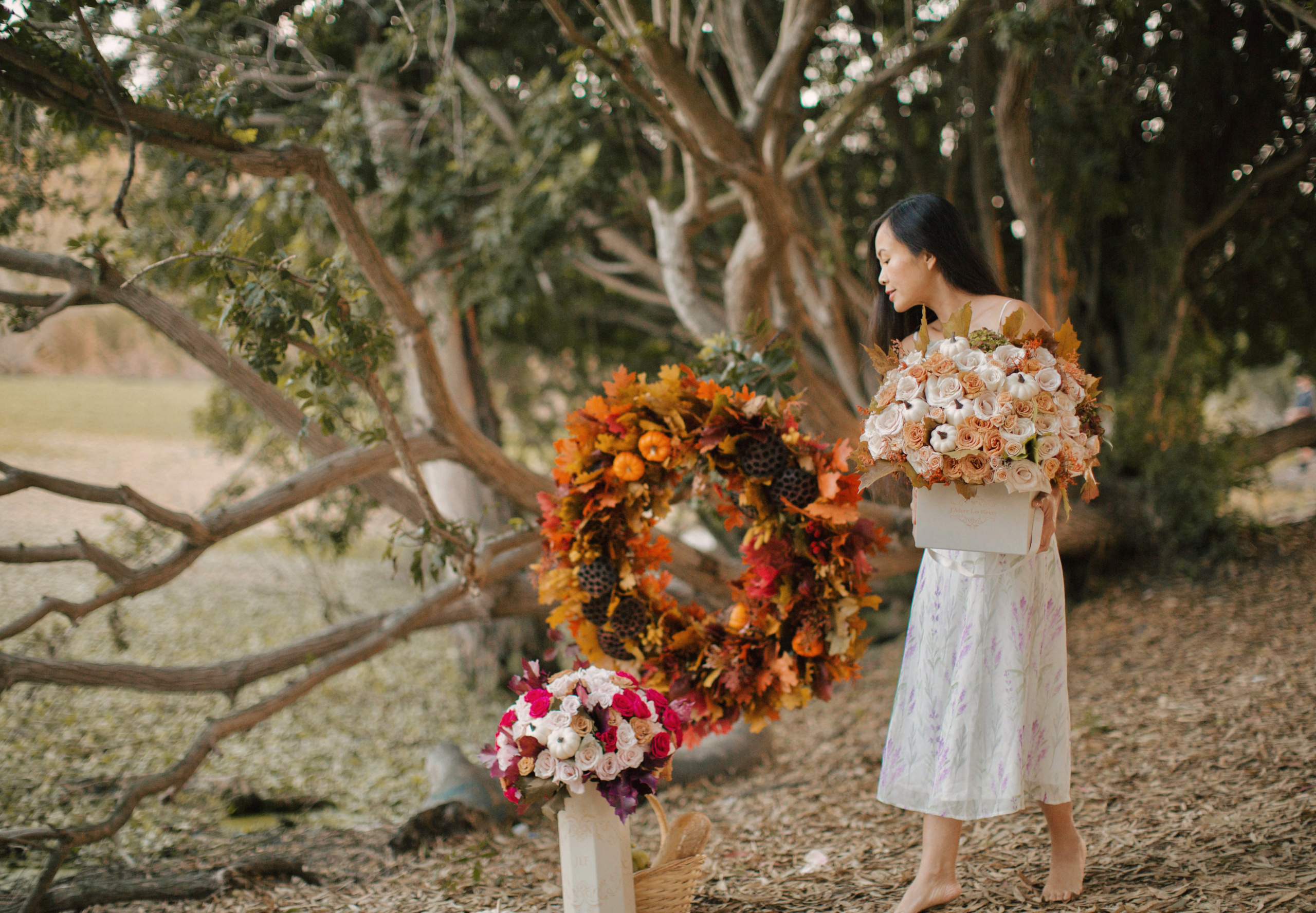 Christmas Spirit Seasonal Flower Arrangement - Naples Floral Design